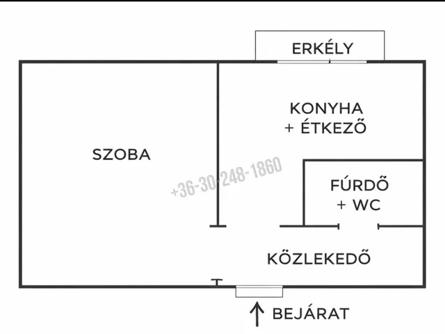 Eladó lakás Nyíregyháza, Érkert, Árpád utca 38 nm