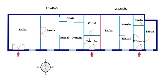 Eladó lakás Baja 111 nm