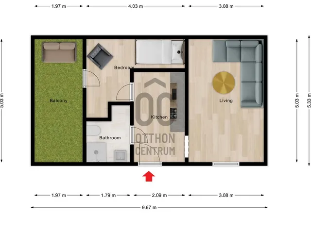 Eladó lakás Budapest VI. kerület, Diplomatanegyed, Hunyadi tér 32 nm