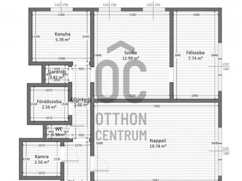 Eladó lakás Budapest XXII. kerület, Budafok, Kossuth Lajos utca 58 nm