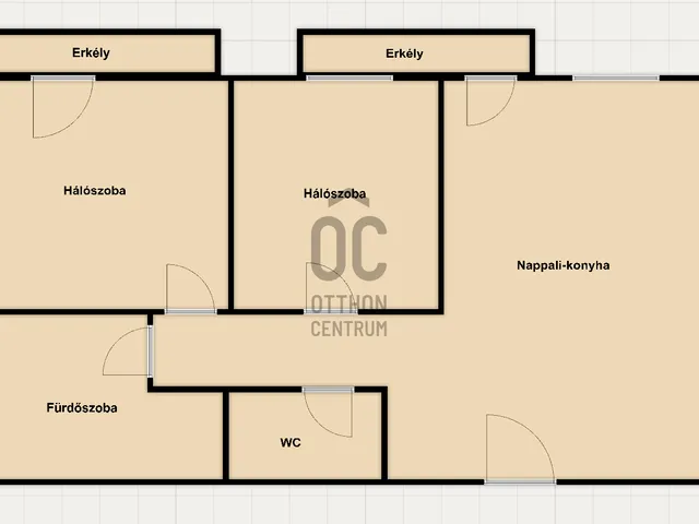 Eladó lakás Budapest VIII. kerület 51 nm