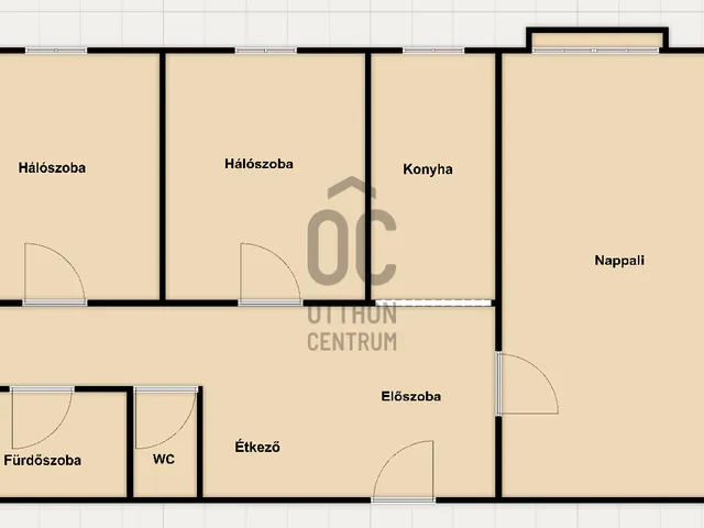 Eladó lakás Budapest III. kerület, Békásmegyer 57 nm