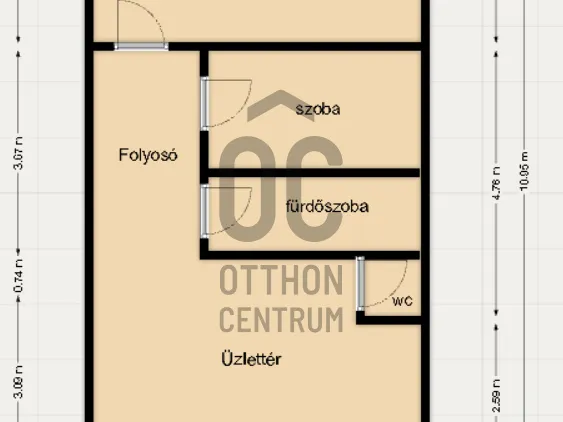 Eladó kereskedelmi és ipari ingatlan Budapest VIII. kerület, Józsefváros 57 nm