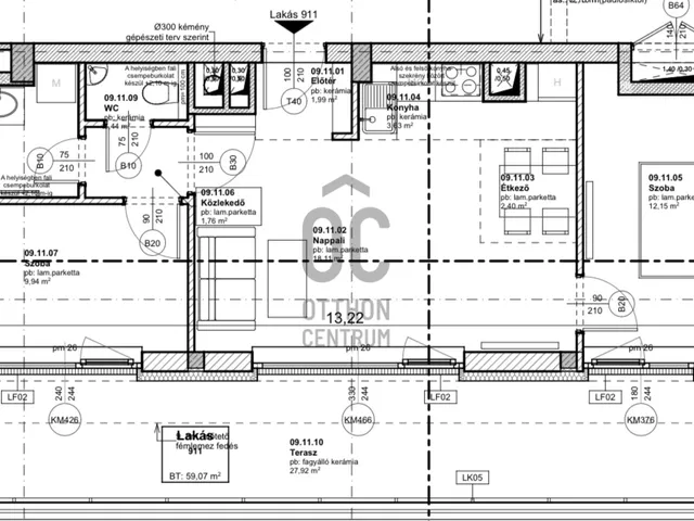 Eladó lakás Budapest XIII. kerület, Angyalföld, Béke tér 61 nm