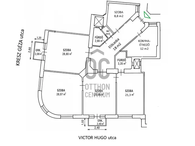 Eladó lakás Budapest XIII. kerület, Újlipótváros, Victor Hugo utca 150 nm
