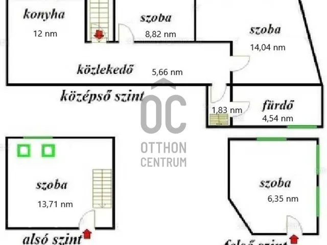 Eladó lakás Budapest VIII. kerület, Palotanegyed, Baross utca 66 nm