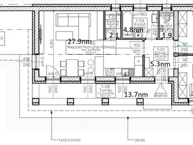 Eladó ház Gyúró 66 nm