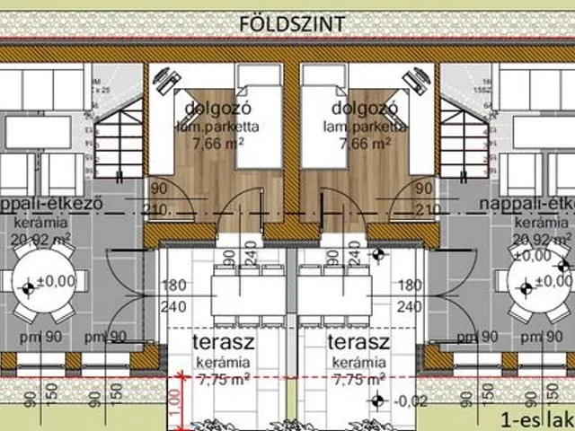 Eladó ház Budapest XXII. kerület, Nagytétény 75 nm