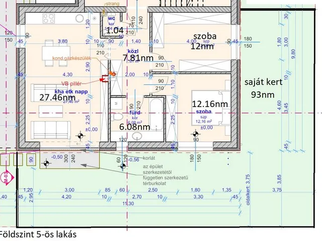 Kiadó lakás Érd 67 nm