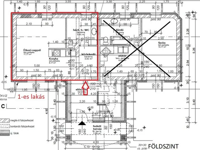 Kiadó lakás Érd 38 nm