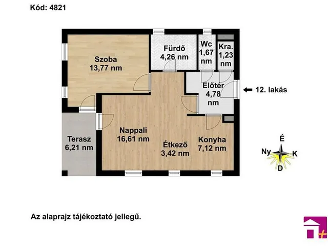 Eladó lakás Érd, Újfalu 53 nm