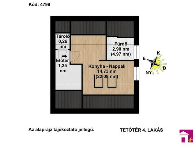 Kiadó lakás Tárnok 29 nm