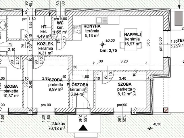 Eladó ház Százhalombatta, Dunafüred 70 nm