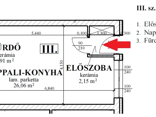 Kiadó lakás Érd 33 nm