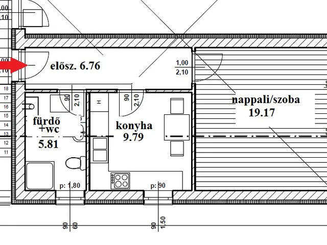 Kiadó lakás Érd 45 nm