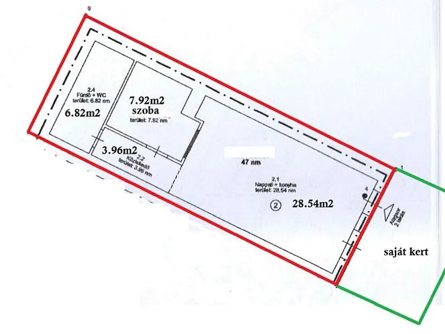 Eladó lakás Érd 47 nm