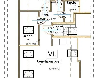 Eladó lakás Pusztaszabolcs 65 nm