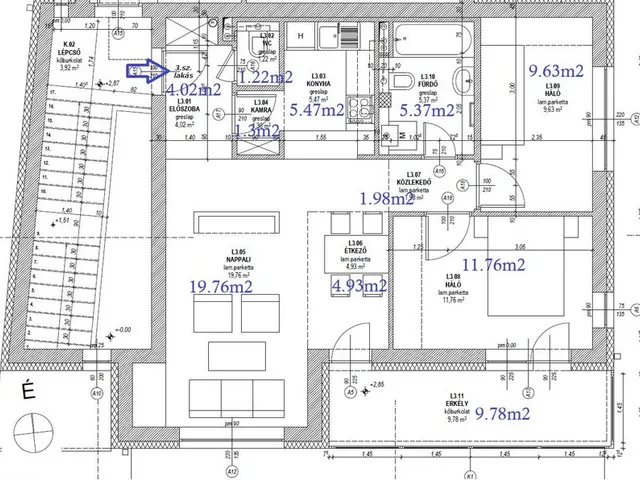 Eladó lakás Érd 65 nm