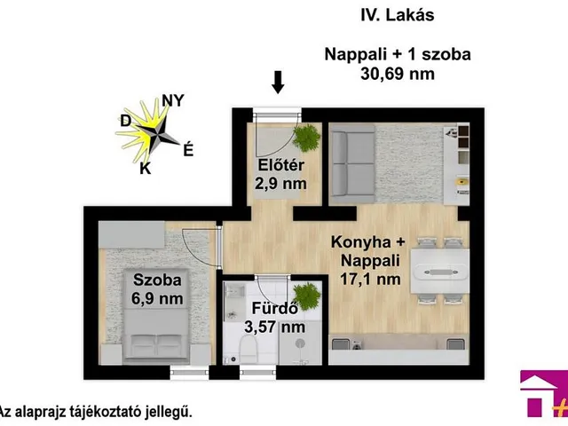 Kiadó lakás Érd 31 nm