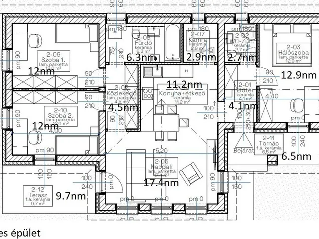 Eladó ház Gyúró 94 nm