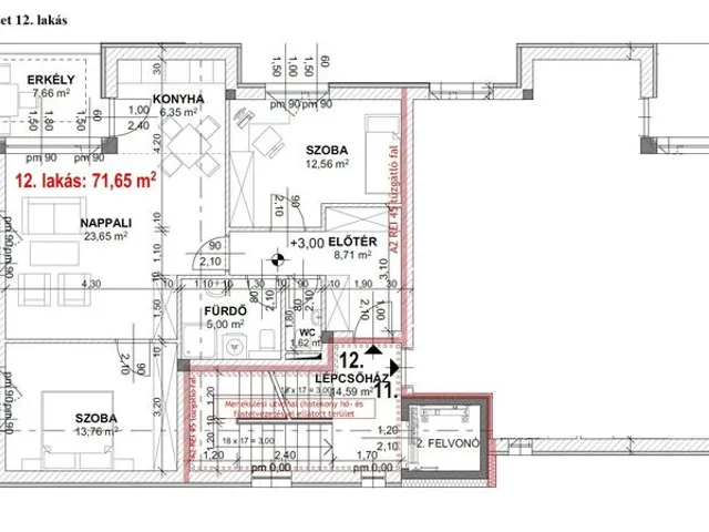 Eladó lakás Érd 72 nm