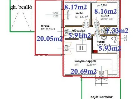 Eladó ház Besnyő 60 nm