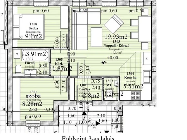 Eladó lakás Érd 53 nm
