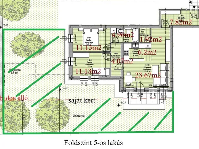 Eladó lakás Érd 71 nm