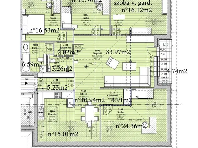 Eladó lakás Érd 101 nm