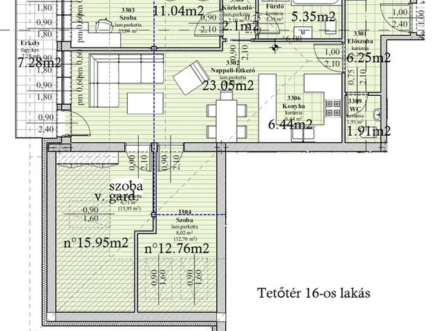 Eladó lakás Érd 69 nm