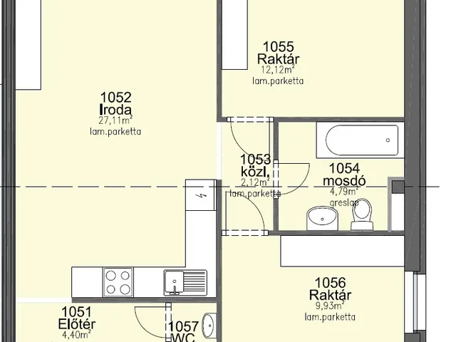 Eladó kereskedelmi és ipari ingatlan Érd 62 nm