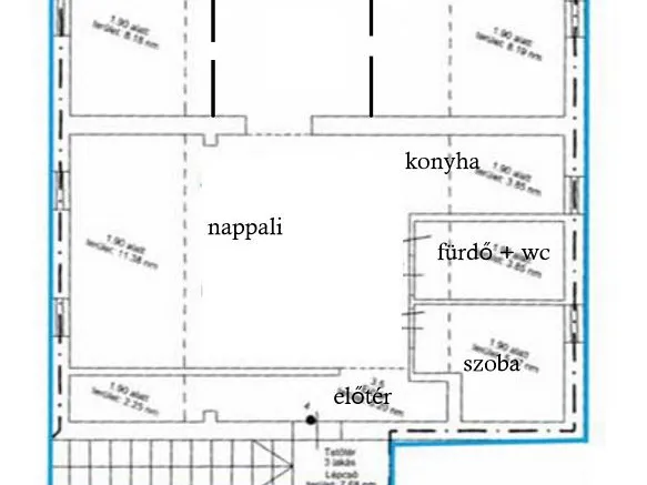 Kiadó lakás Érd 75 nm