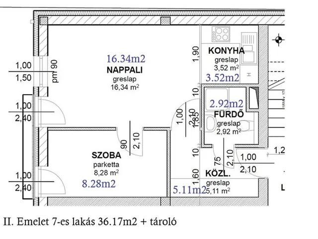 Eladó lakás Érd 36 nm