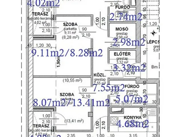 Eladó lakás Érd 77 nm