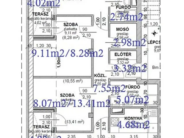 Eladó lakás Érd 77 nm