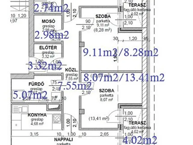Eladó lakás Érd 77 nm