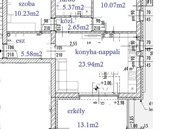 Eladó lakás Érd 58 nm