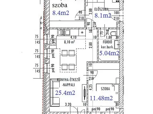 Eladó lakás Érd 58 nm