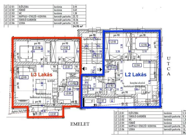 Eladó lakás Érd 56 nm