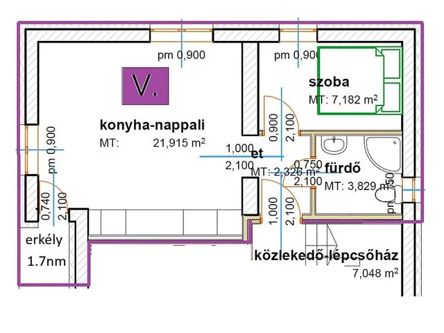 Eladó lakás Besnyő 35 nm