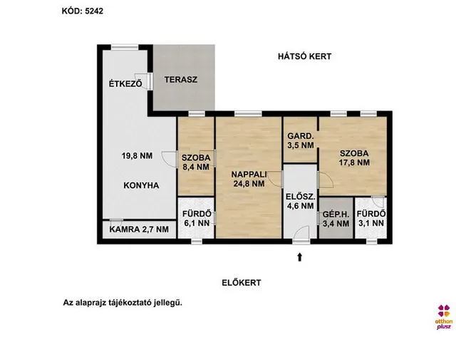 Eladó ház Tárnok 94 nm