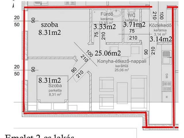 Eladó lakás Rácalmás 52 nm