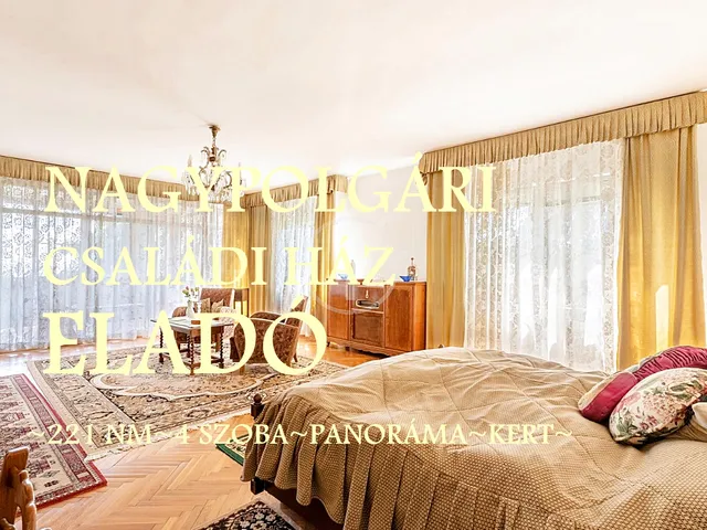 Eladó ház Budapest III. kerület, Csillaghegy 221 nm