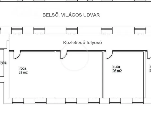 Kiadó kereskedelmi és ipari ingatlan Budapest V. kerület, Belváros 185 nm