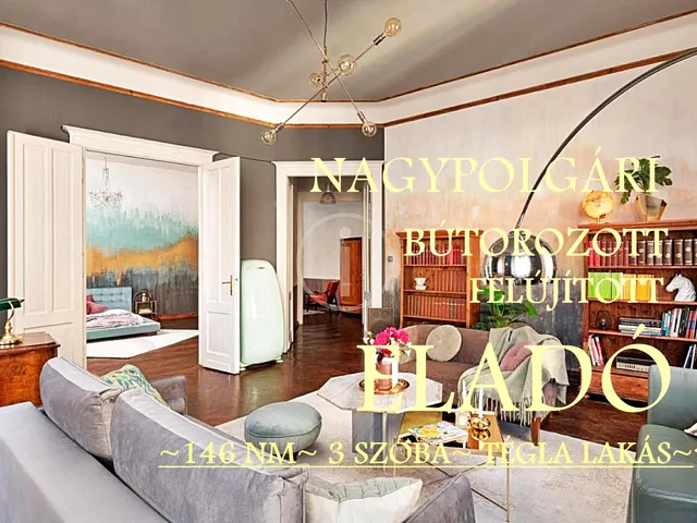 Eladó lakás Budapest VIII. kerület, Palotanegyed 146 nm
