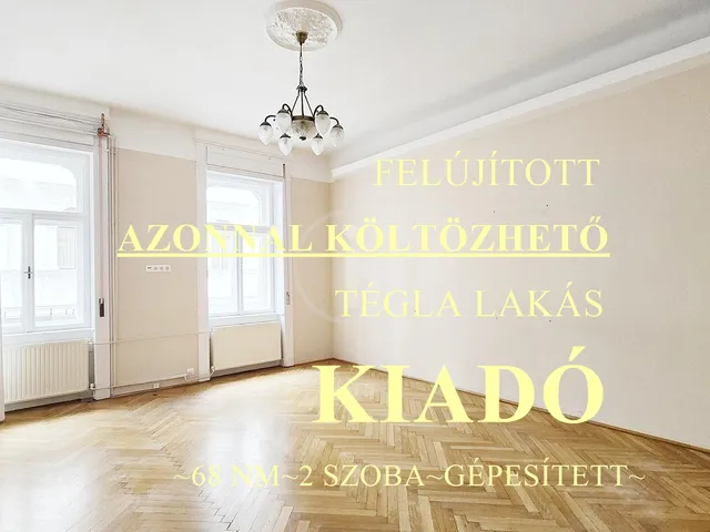 Kiadó lakás Budapest I. kerület, Víziváros I. ker. 68 nm