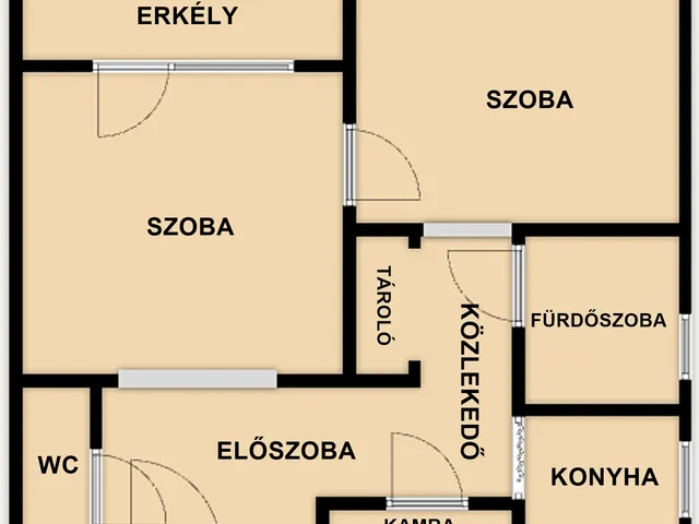 Eladó lakás Budapest XVI. kerület, Rákosszentmihály 54 nm