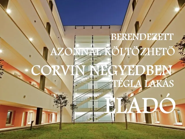 Eladó lakás Budapest VIII. kerület, Corvin negyed 40 nm