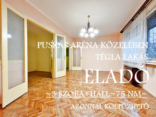 Eladó lakás Budapest XIV. kerület, Törökőr 75 nm