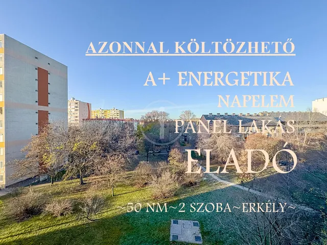 Eladó lakás Budapest XIV. kerület, Törökőr, Pillangó park 50 nm